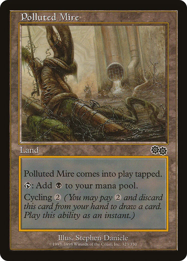 Fondrière polluée — Urza's Saga — Magic: The Gathering