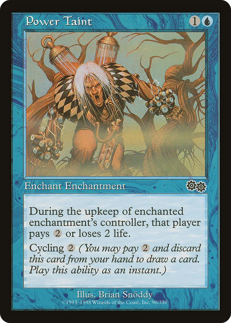 Power Taint — Urza's Saga — Magic: The Gathering