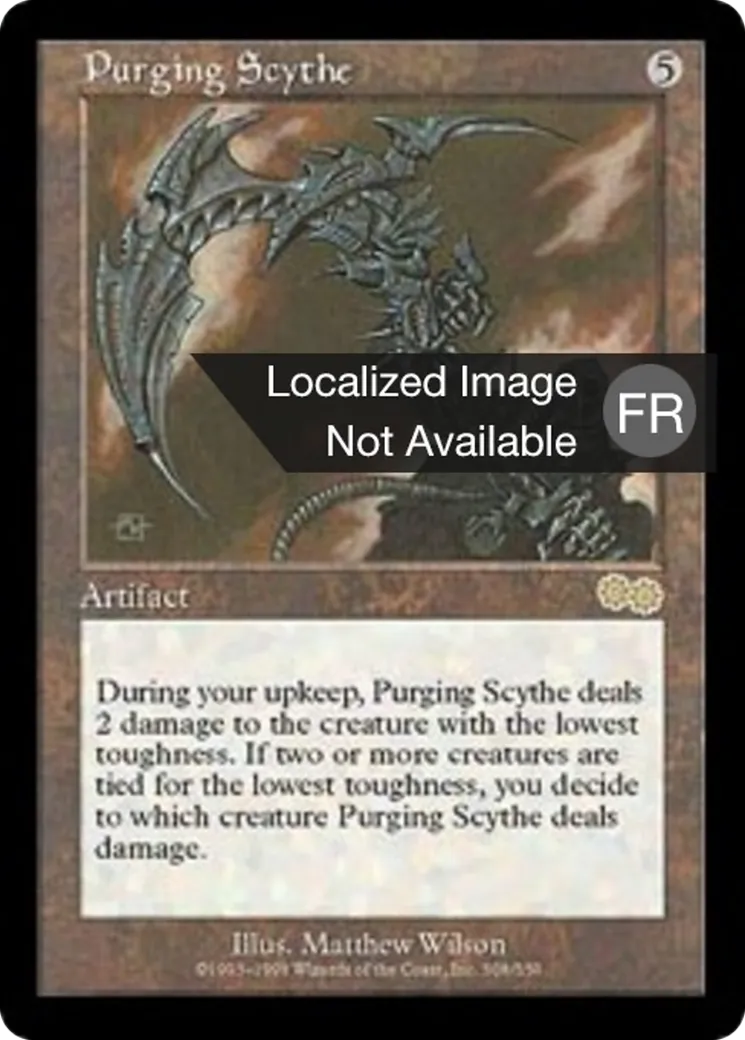 Faux purgatrice — Urza's Saga — Magic: The Gathering
