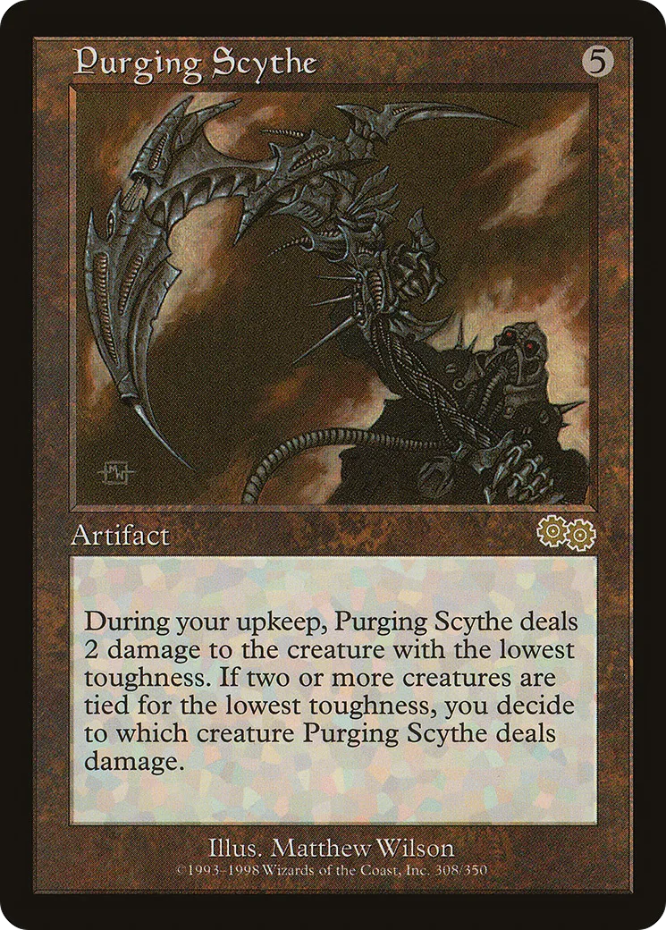 Purging Scythe — Urza's Saga — Magic: The Gathering