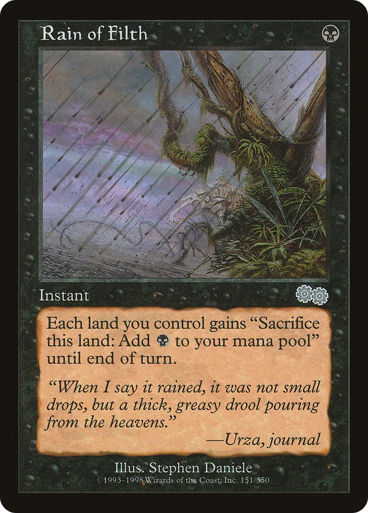 Rain of Filth — Urza's Saga — Magic: The Gathering