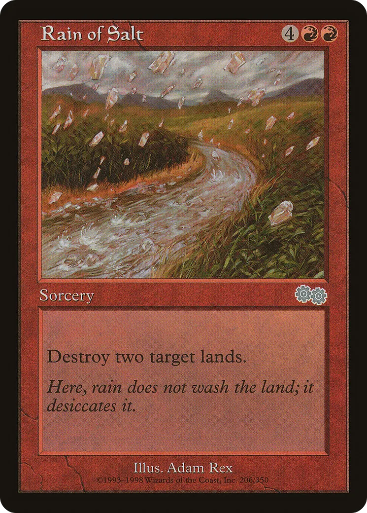 Pluie de sel — Urza's Saga — Magic: The Gathering