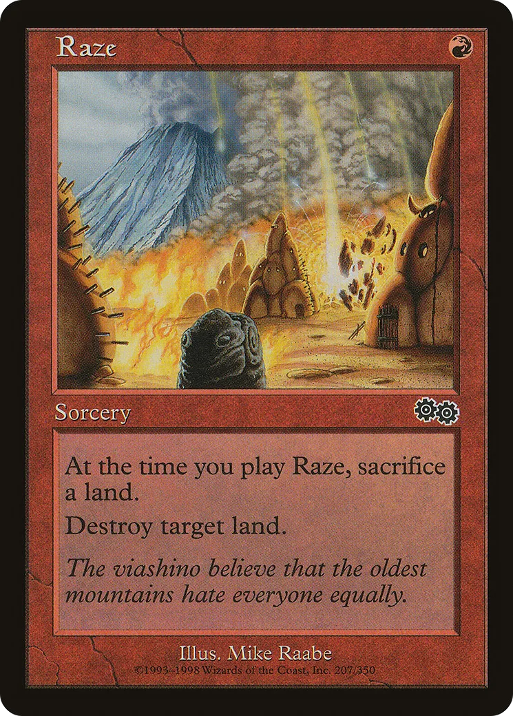 Raser la terre — Urza's Saga — Magic: The Gathering