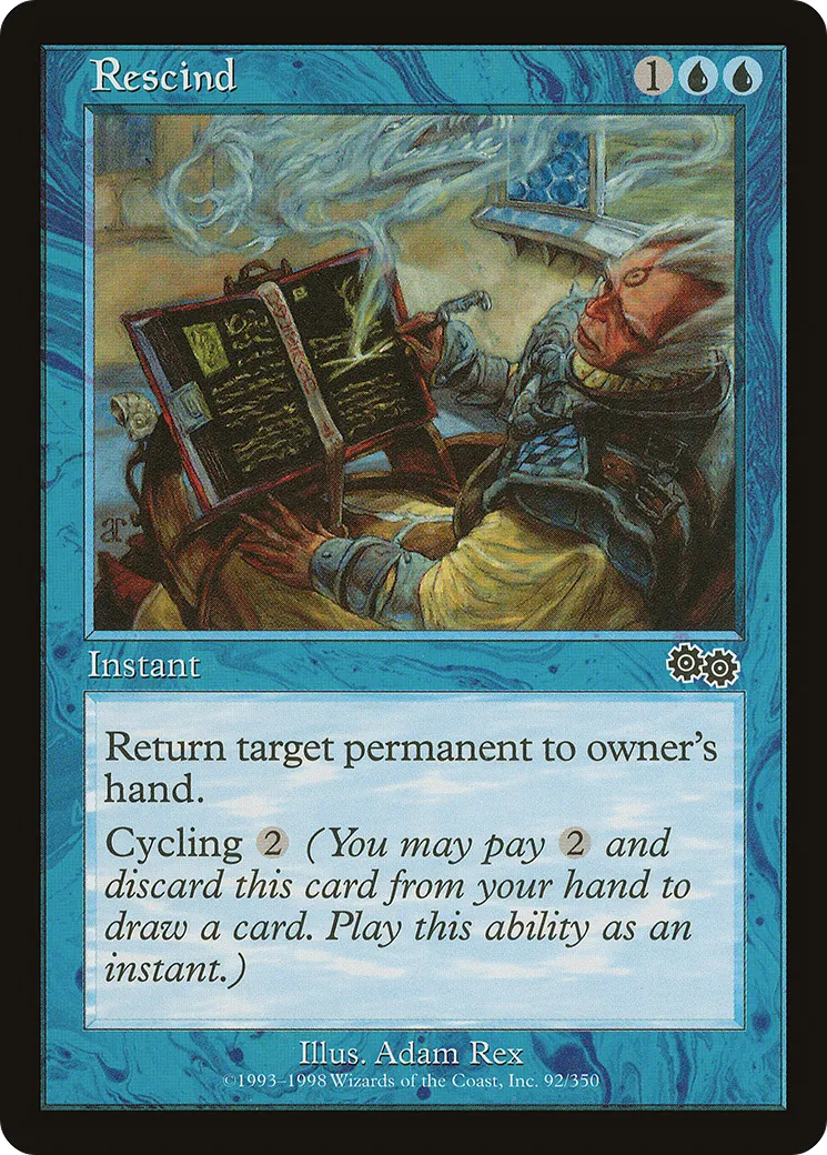 Rescind — Urza's Saga — Magic: The Gathering