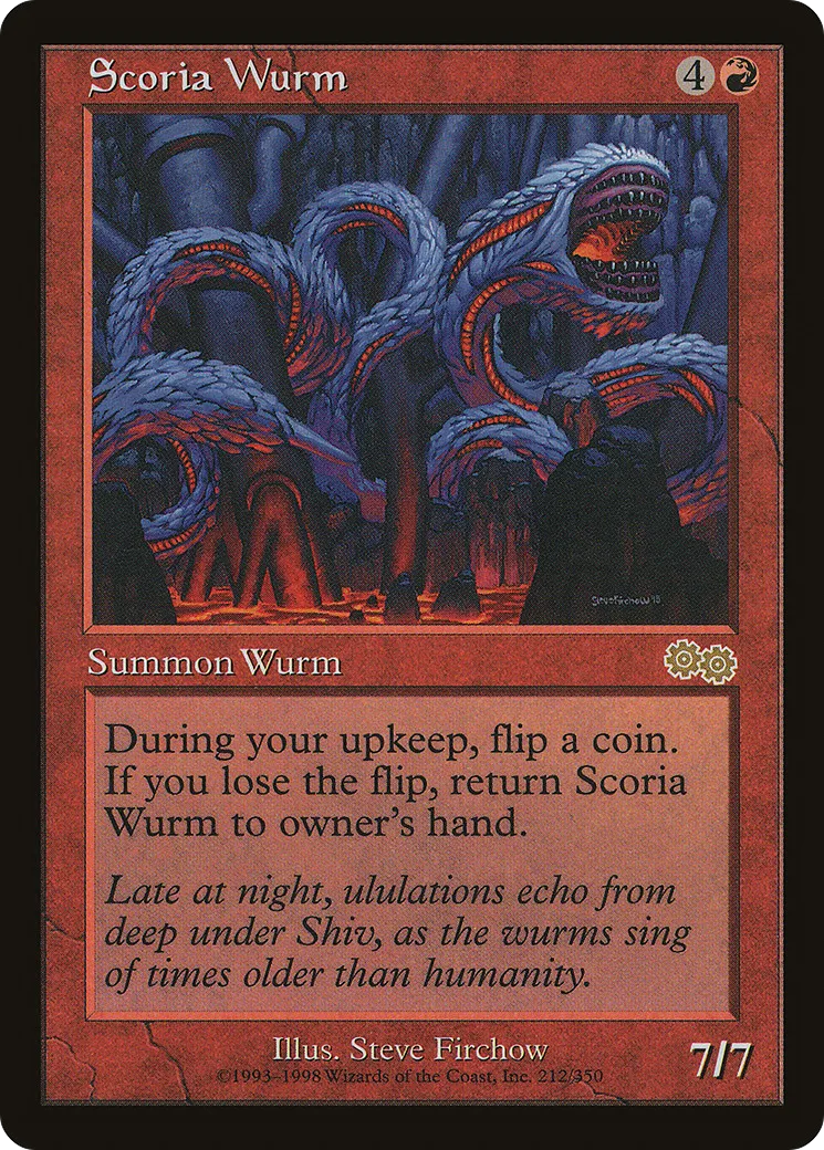 Guivre de scories — Urza's Saga — Magic: The Gathering