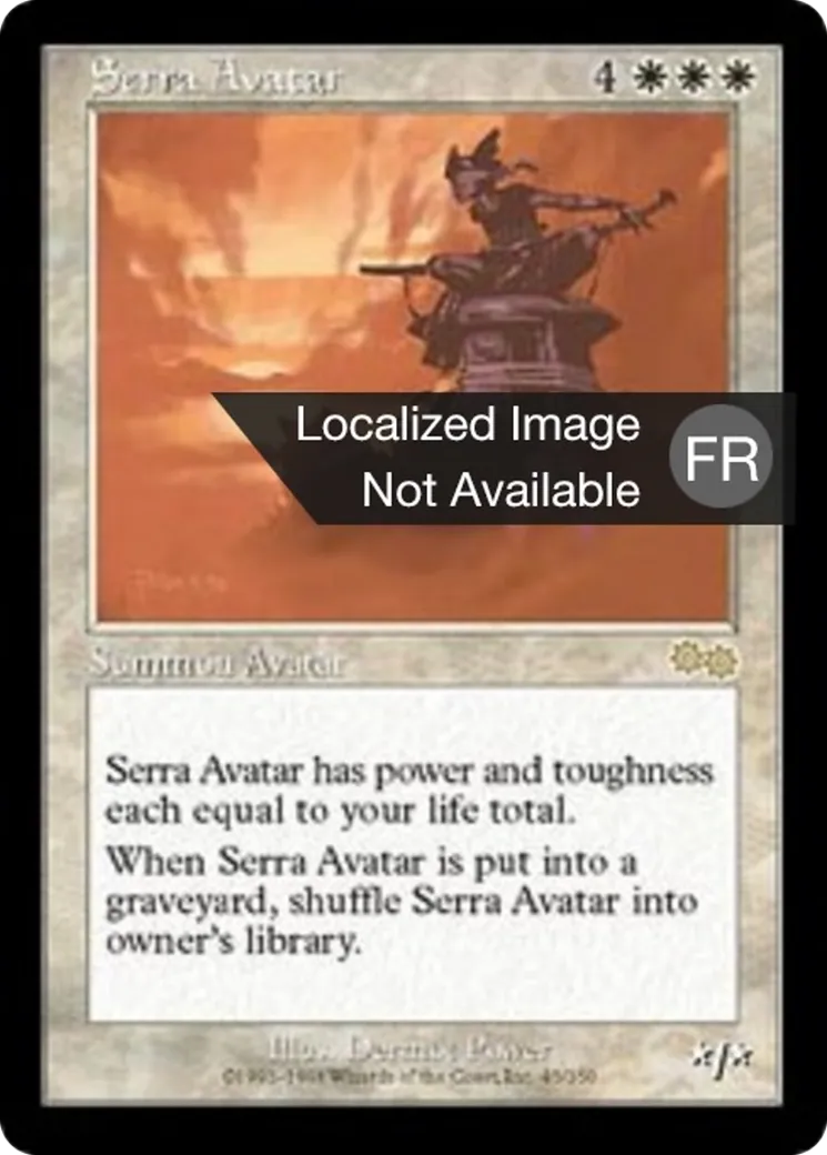 Avatar de Serra — Urza's Saga — Magic: The Gathering
