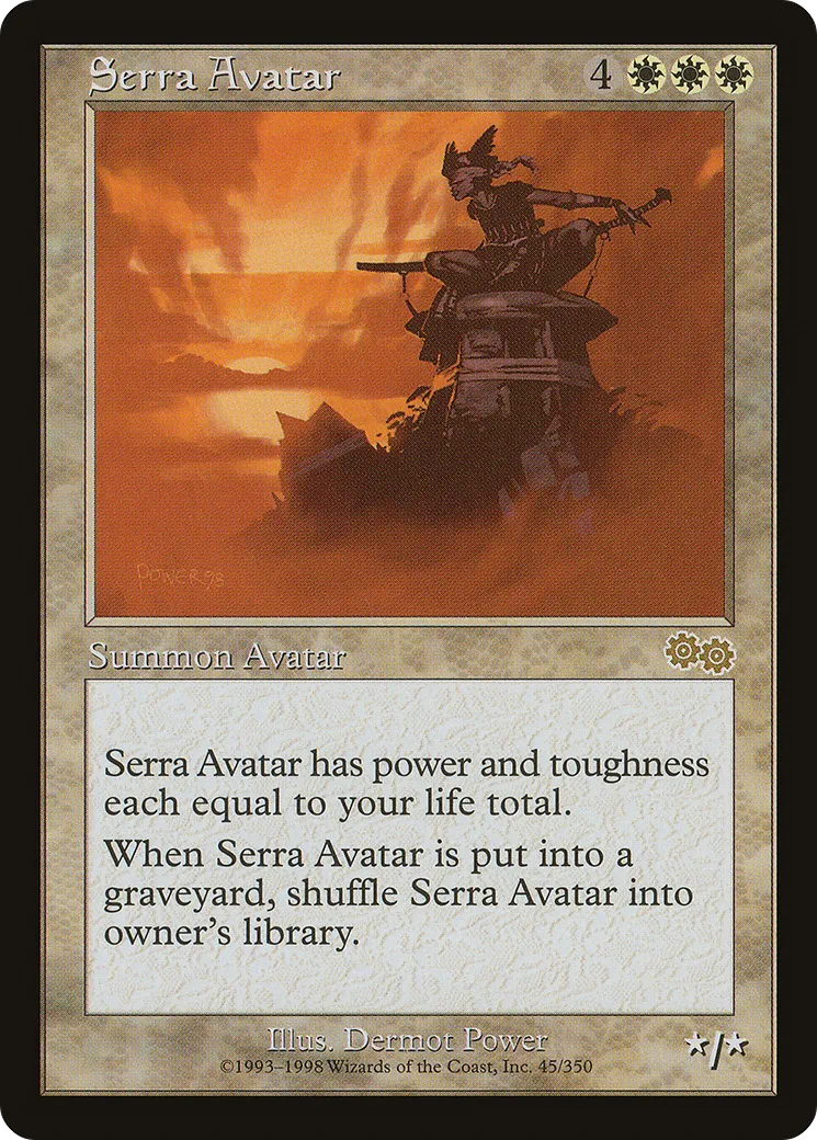 Avatar de Serra — Urza's Saga — Magic: The Gathering