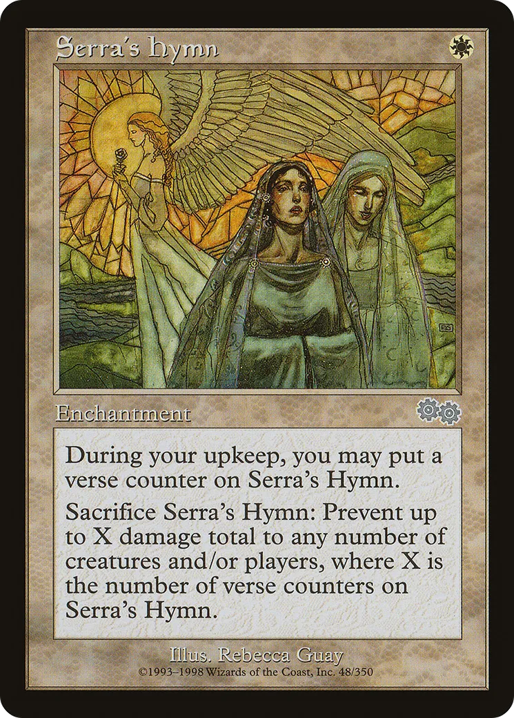 Serra's Hymn — Urza's Saga — Magic: The Gathering