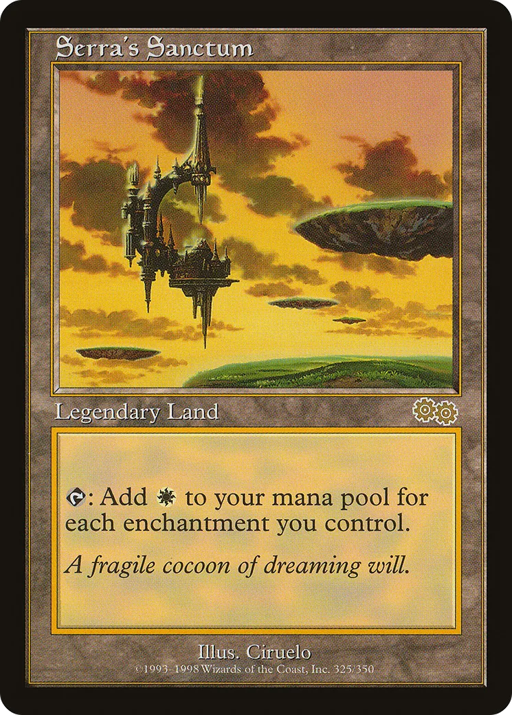 Serra's Sanctum — Urza's Saga — Magic: The Gathering