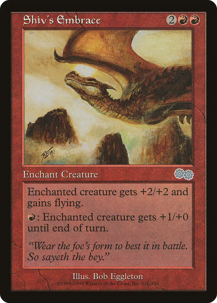 Étreinte de Shiv — Urza's Saga — Magic: The Gathering