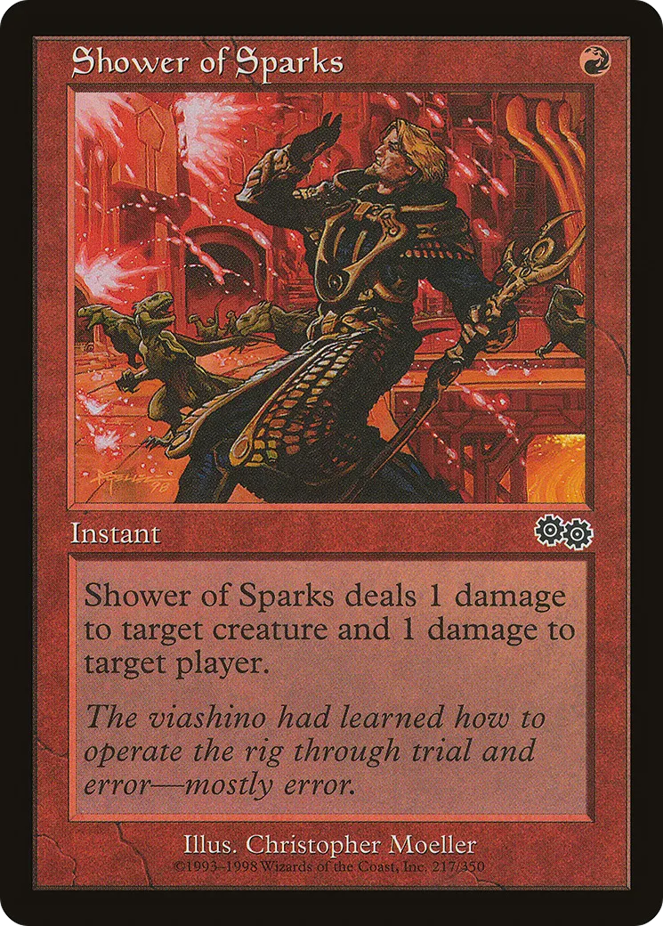 Shower of Sparks — Urza's Saga — Magic: The Gathering