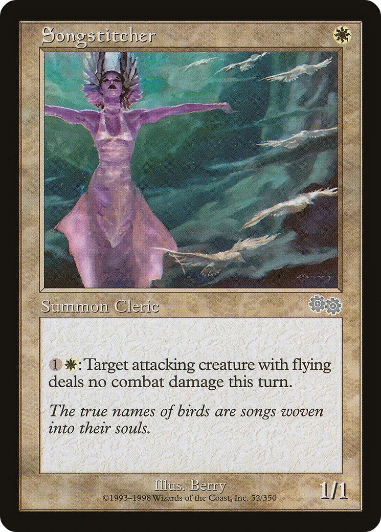 Tisseuse de chants — Urza's Saga — Magic: The Gathering