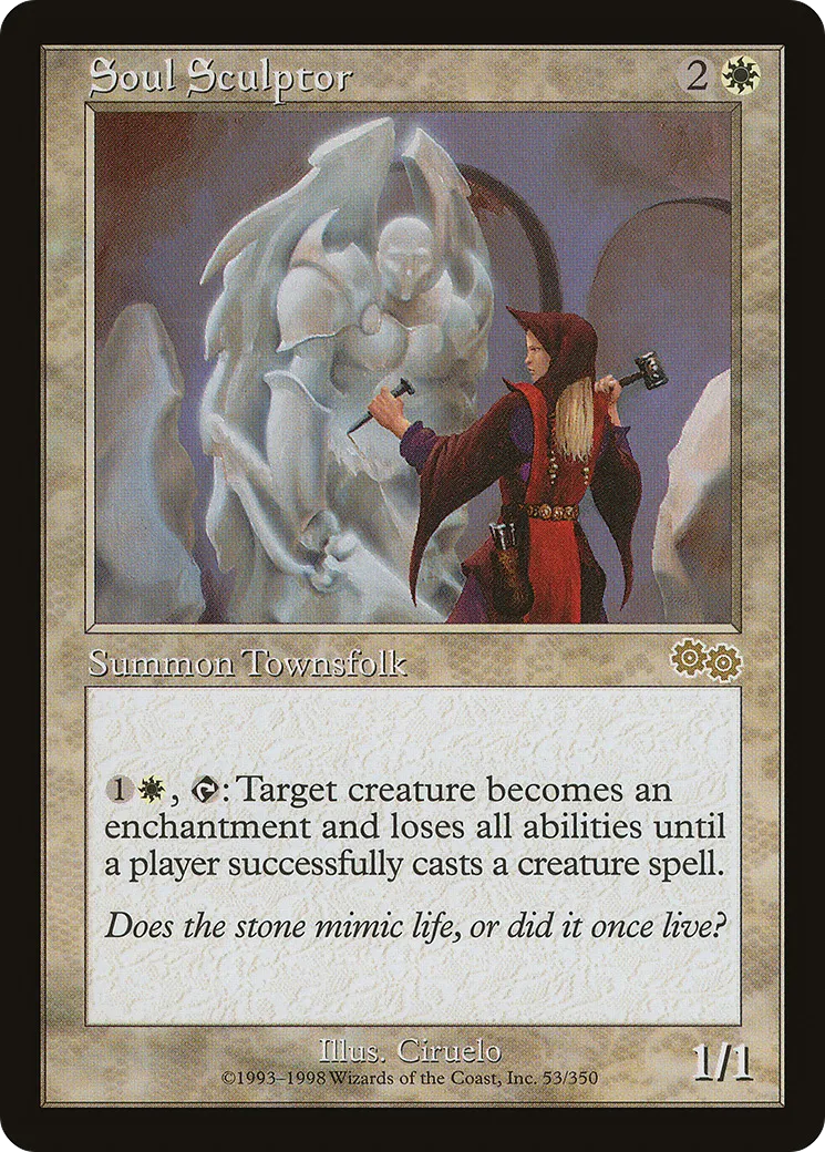 Sculteur d'âme — Urza's Saga — Magic: The Gathering