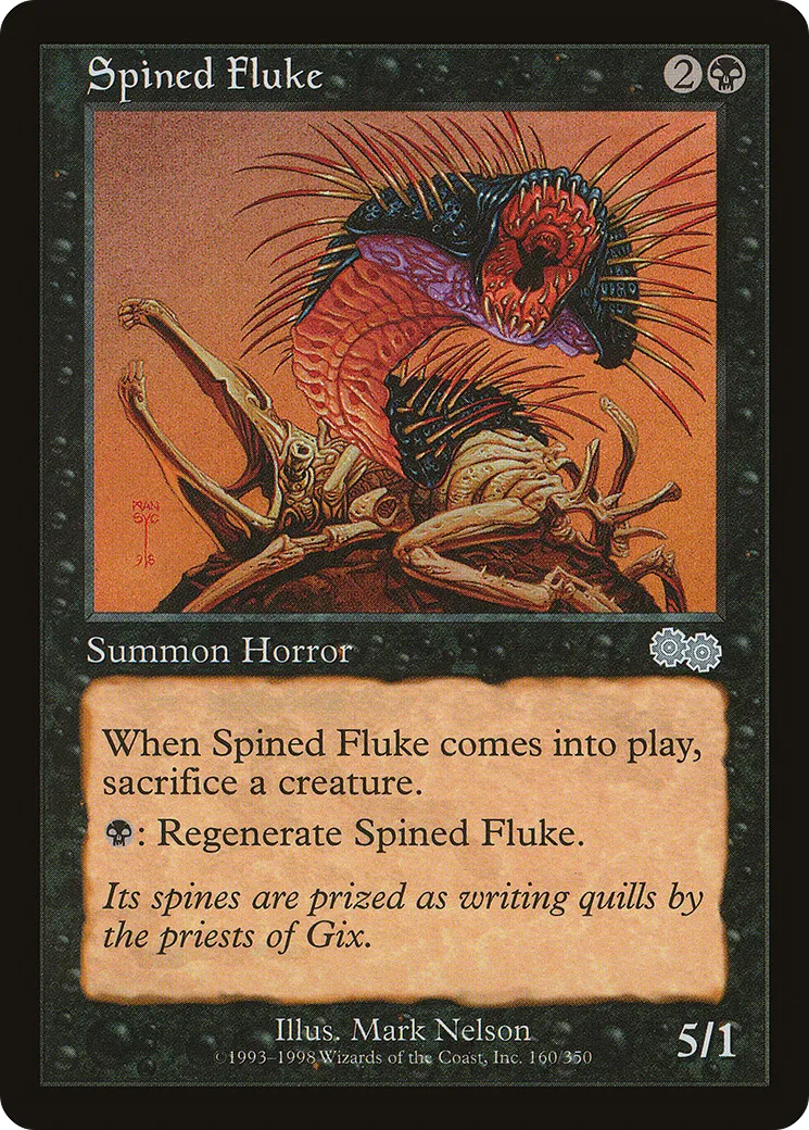 Spined Fluke — Urza's Saga — Magic: The Gathering