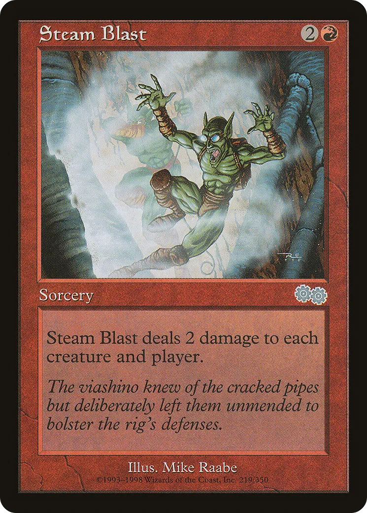 Salve de vapeur — Urza's Saga — Magic: The Gathering