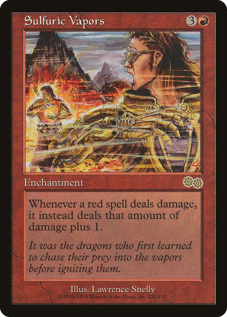 Vapeurs sulfureuses — Urza's Saga — Magic: The Gathering