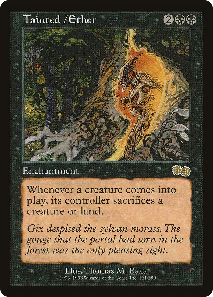 Tainted Aether — Urza's Saga — Magic: The Gathering