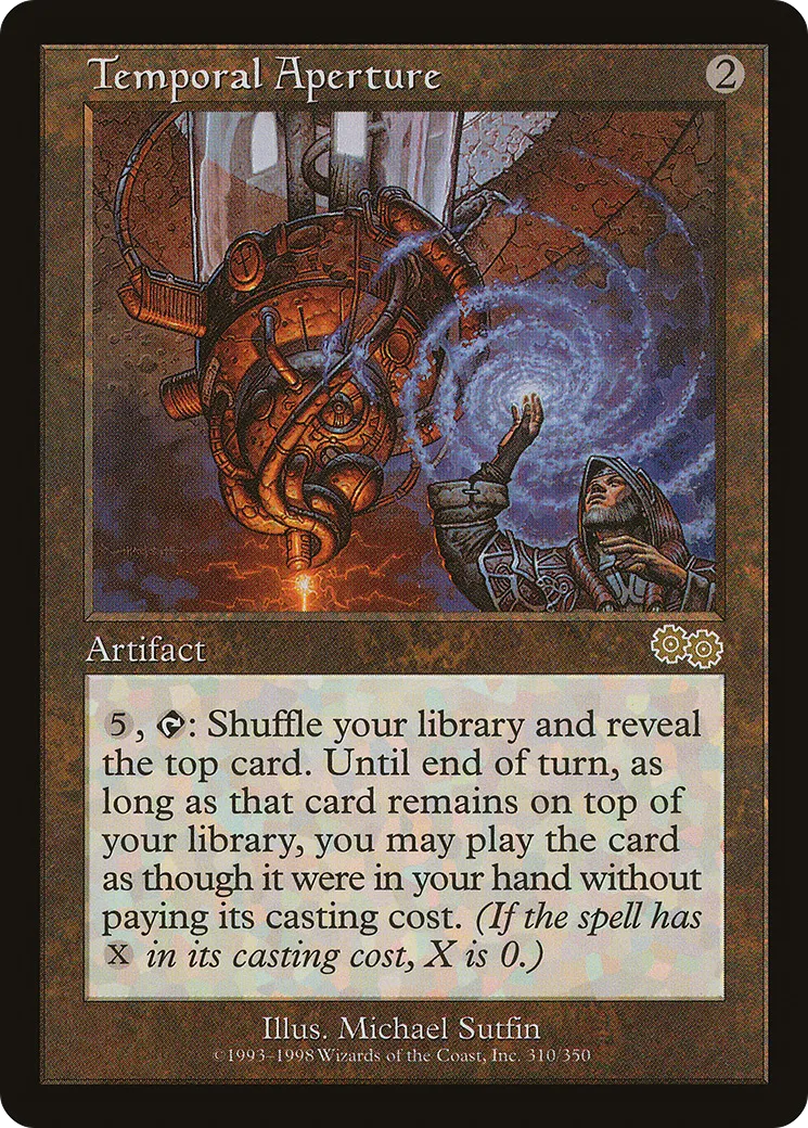 Temporal Aperture — Urza's Saga — Magic: The Gathering