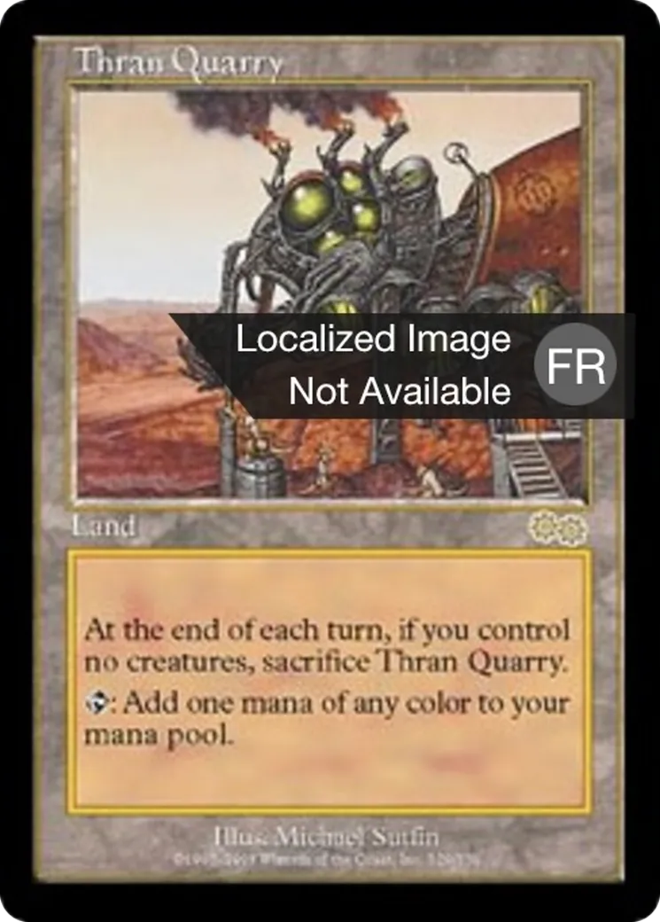 Carrière de Thran — Urza's Saga — Magic: The Gathering