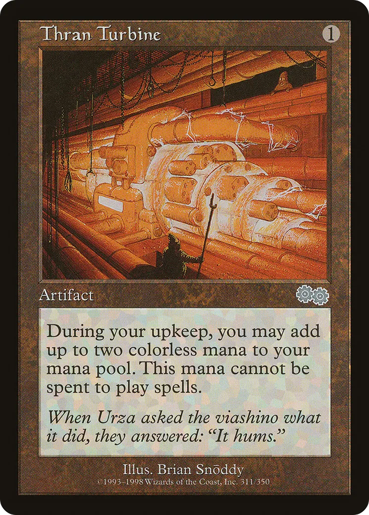 Turbine Thran — Urza's Saga — Magic: The Gathering