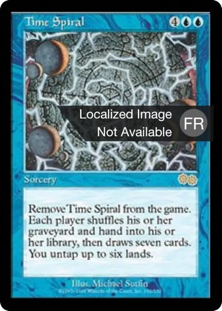Spirale temporelle — Urza's Saga — Magic: The Gathering