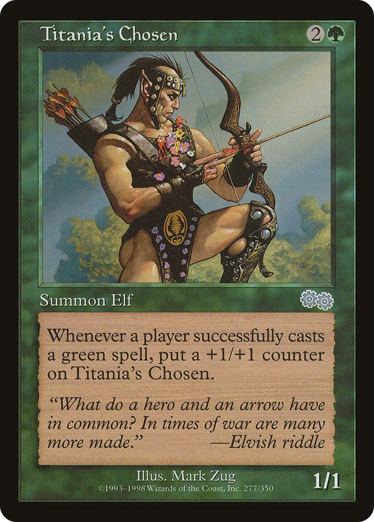 Élu de Titania — Urza's Saga — Magic: The Gathering