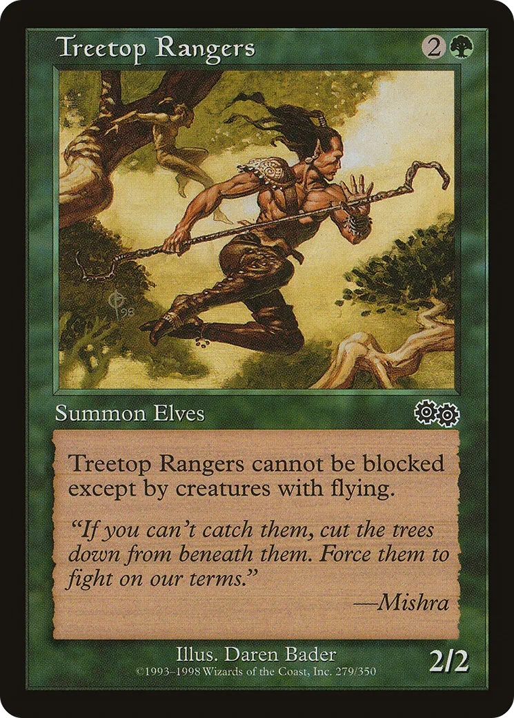 Rangers arboricoles — Urza's Saga — Magic: The Gathering