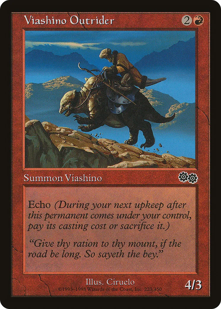 Viashino Outrider from Urza's Saga - Magic: The Gathering