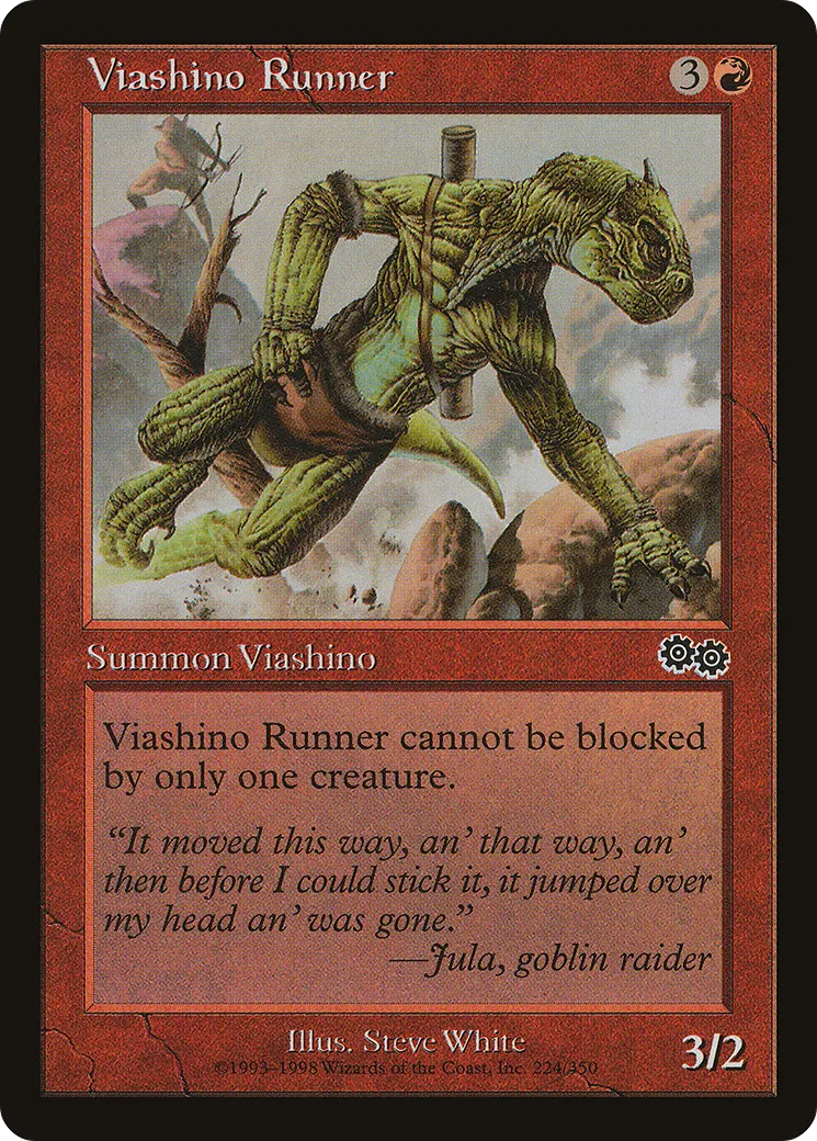 Coureur viashino — Urza's Saga — Magic: The Gathering