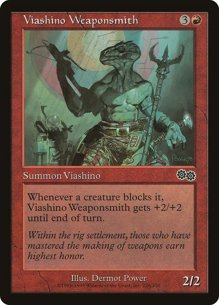 Forgeur d'armes Viashino — Urza's Saga — Magic: The Gathering