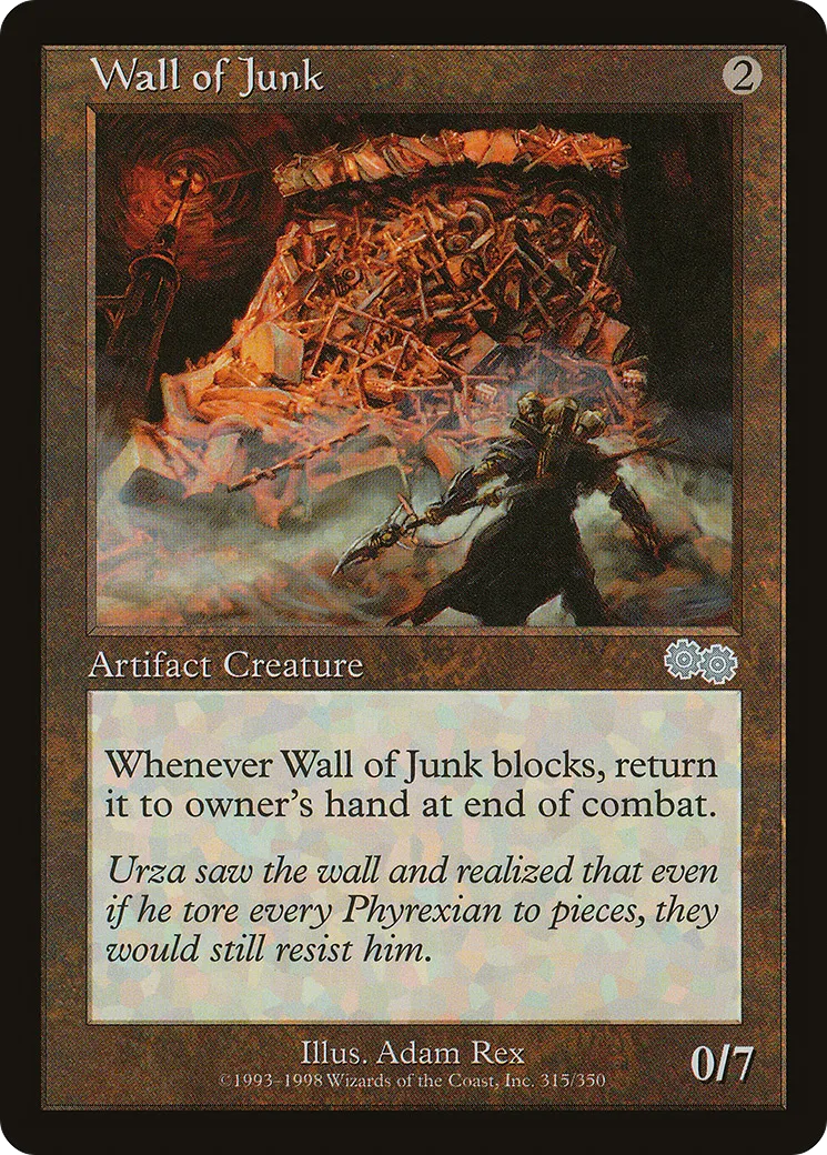 Mur de ferrailles — Urza's Saga — Magic: The Gathering