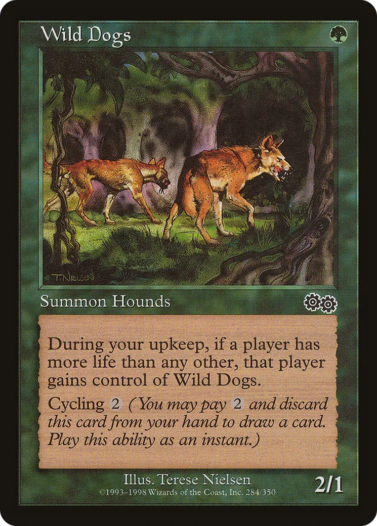 Wild Dogs — Urza's Saga — Magic: The Gathering