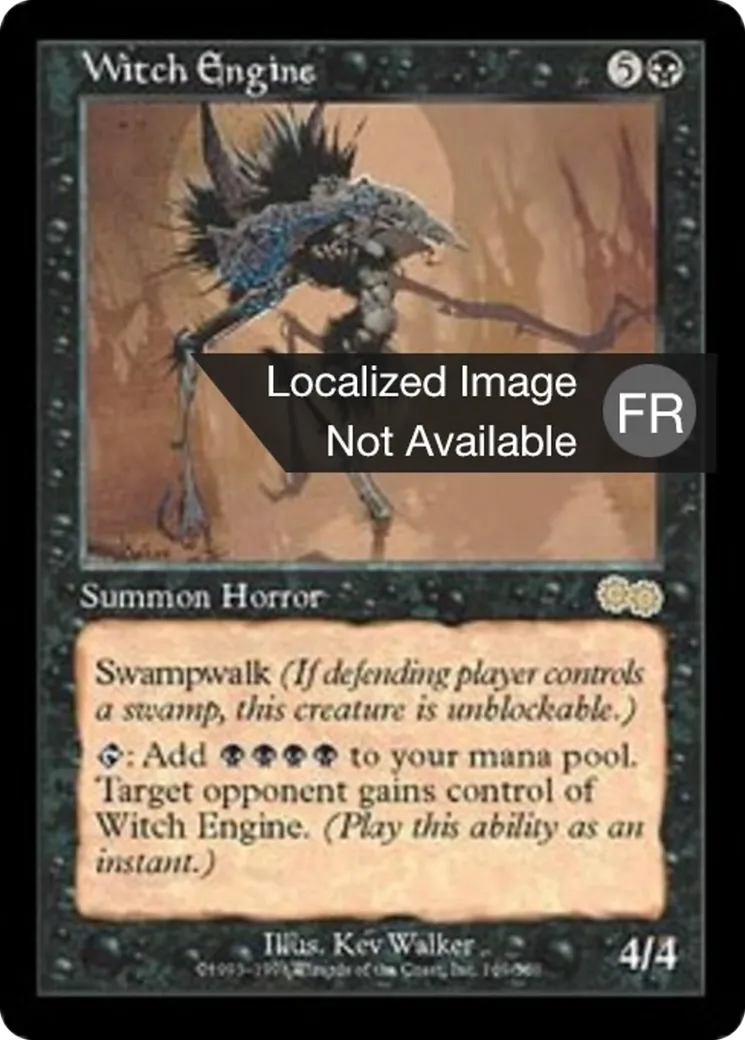 Engin de sorcière — Urza's Saga — Magic: The Gathering