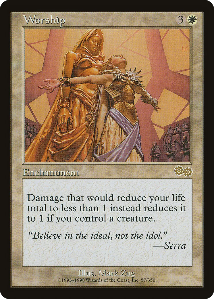 Adoration — Urza's Saga — Magic: The Gathering