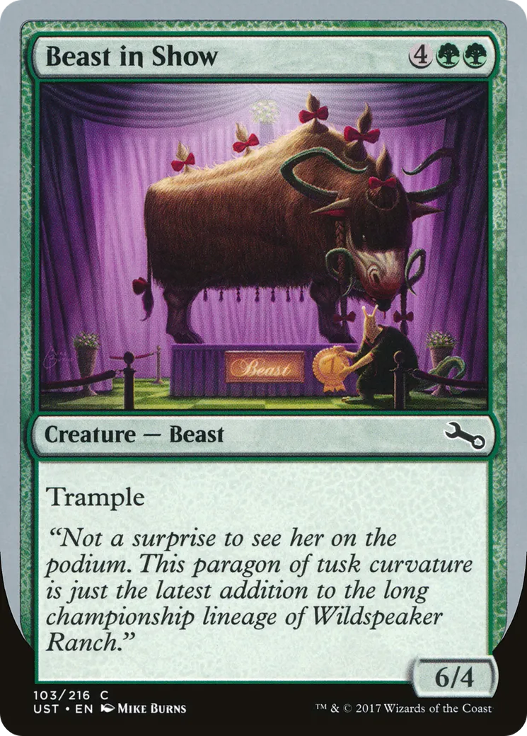 Beast in Show — Unstable — Magic: The Gathering