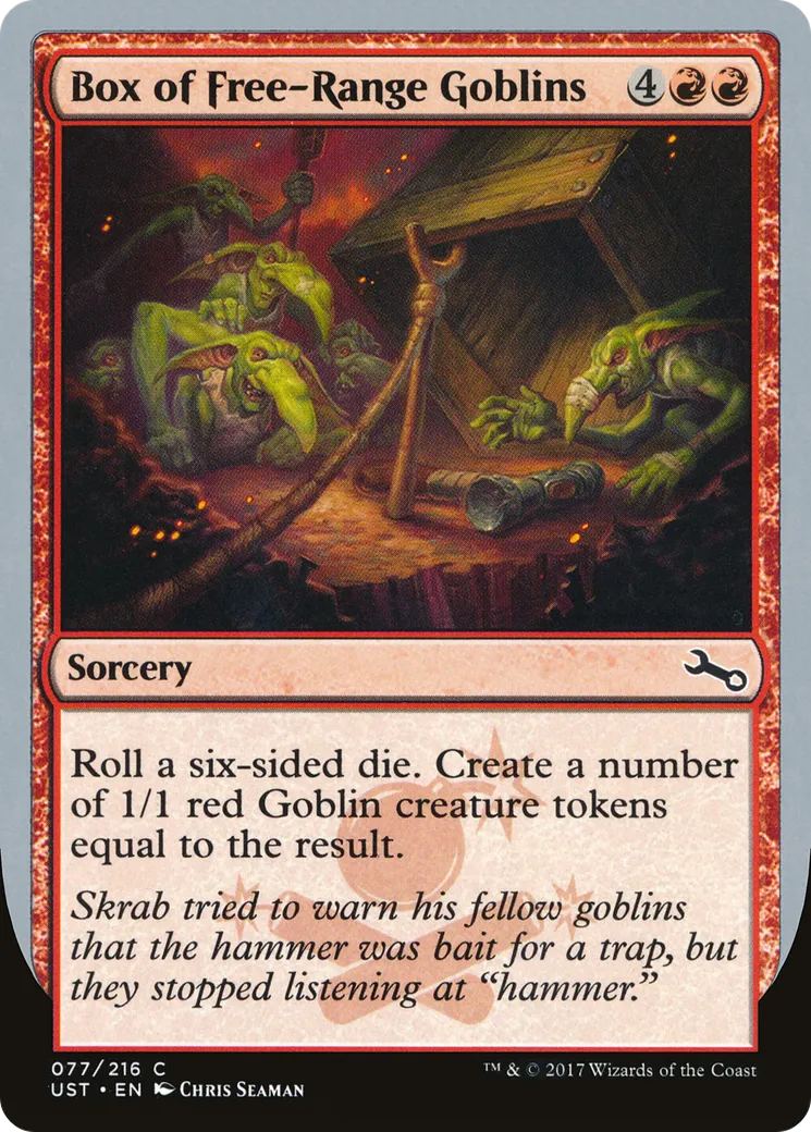 Box of Free-Range Goblins — Unstable — Magic: The Gathering