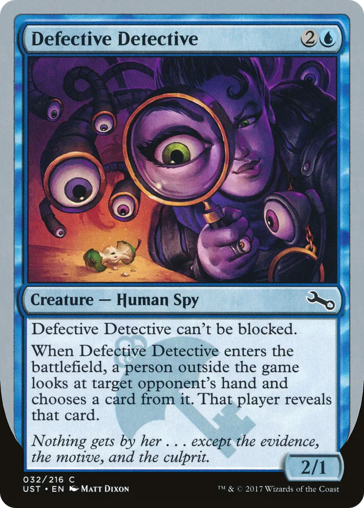 Defective Detective — Unstable — Magic: The Gathering