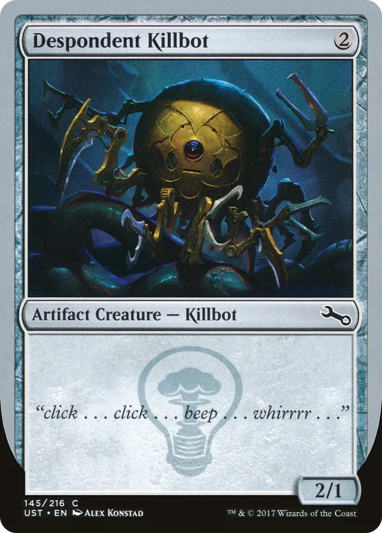 Despondent Killbot — Unstable — Magic: The Gathering