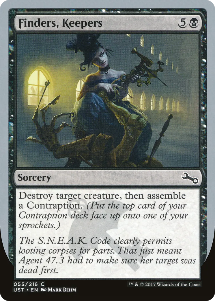 Finders, Keepers — Unstable — Magic: The Gathering