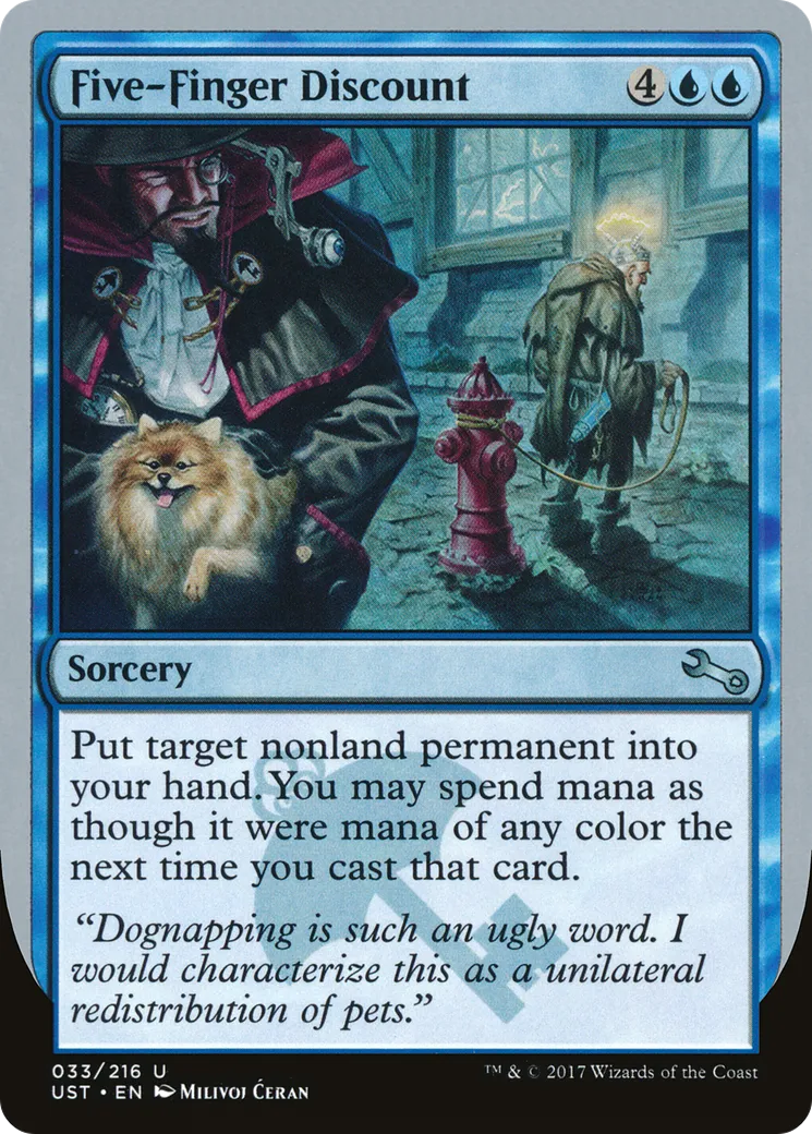 Five-Finger Discount — Unstable — Magic: The Gathering
