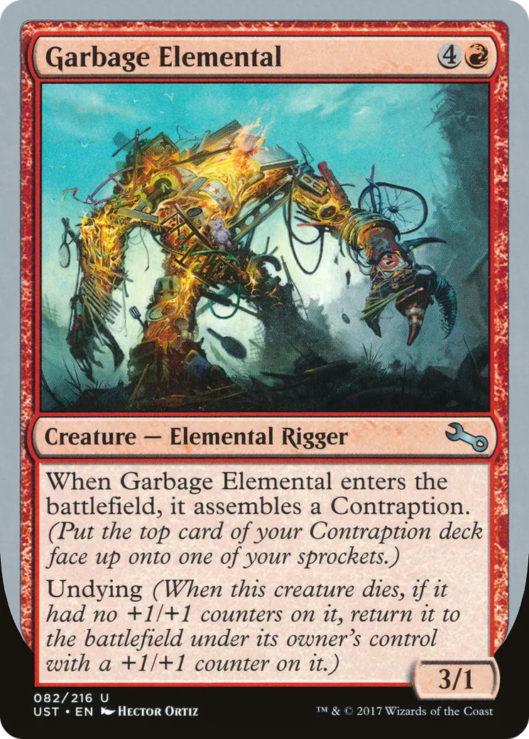 Garbage Elemental — Unstable — Magic: The Gathering