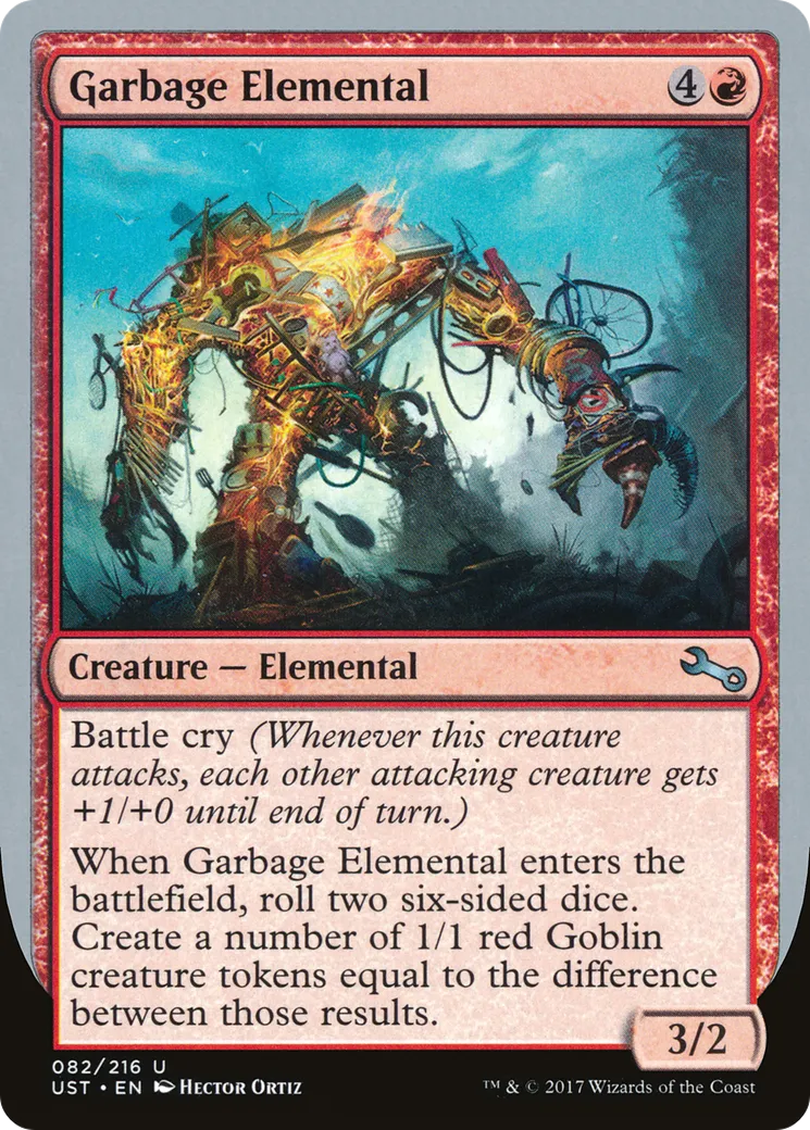 Garbage Elemental — Unstable — Magic: The Gathering