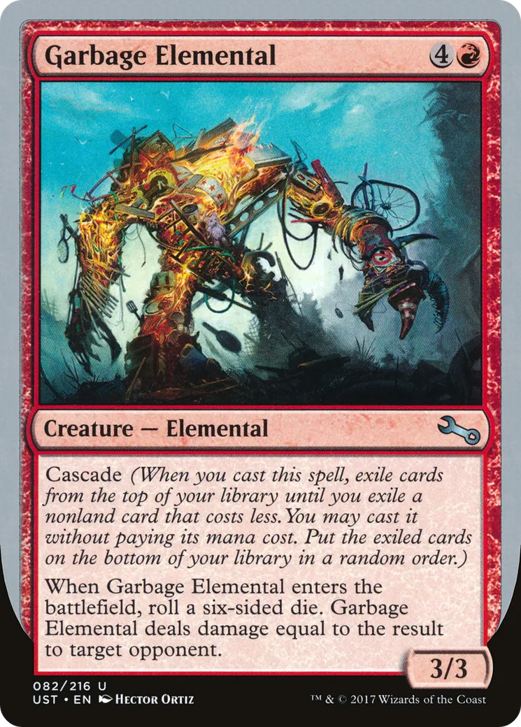 Garbage Elemental — Unstable — Magic: The Gathering