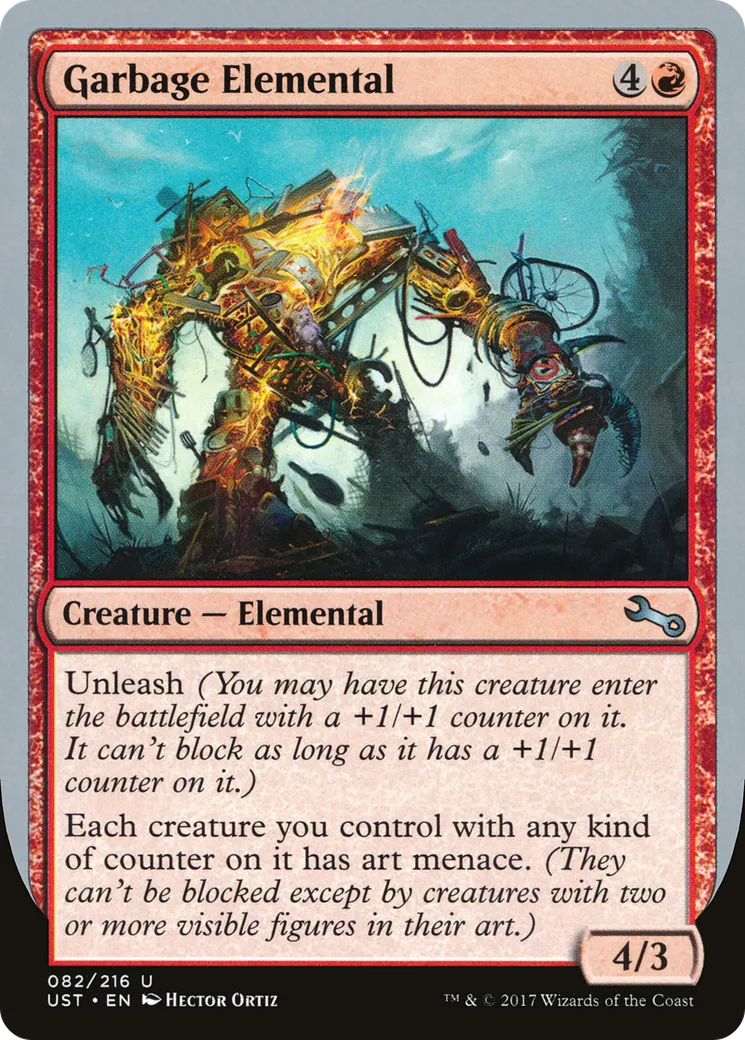Garbage Elemental — Unstable — Magic: The Gathering