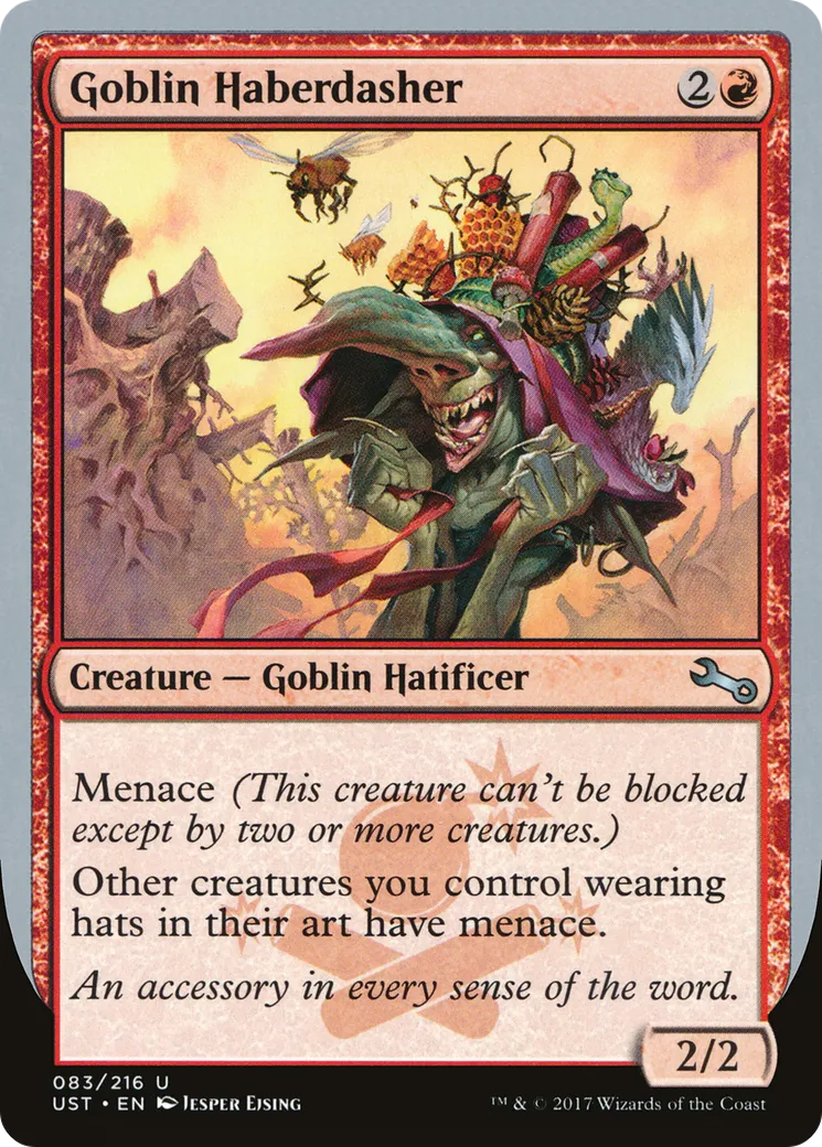 Goblin Haberdasher — Unstable — Magic: The Gathering