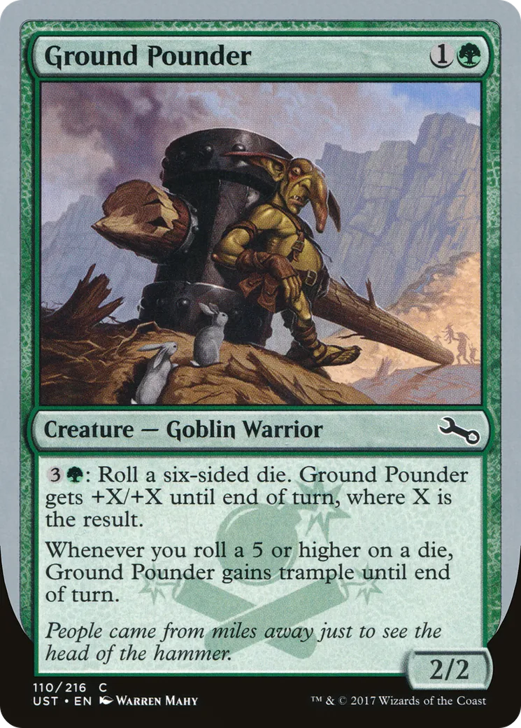 Ground Pounder — Unstable — Magic: The Gathering