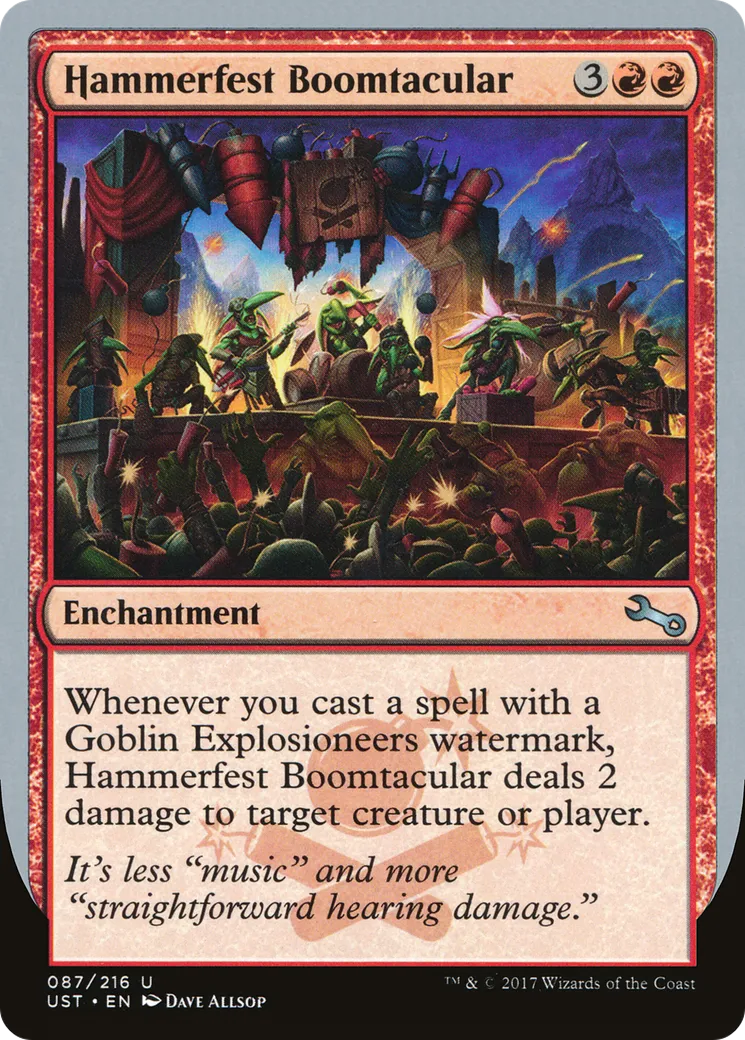 Hammerfest Boomtacular — Unstable — Magic: The Gathering