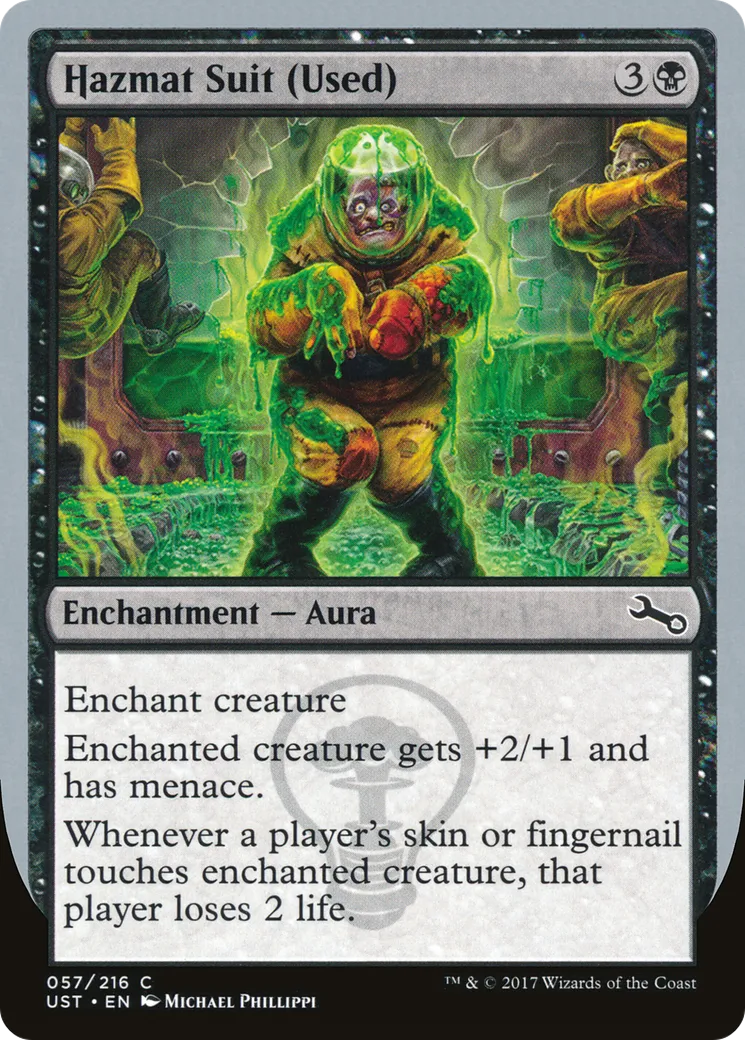 Hazmat Suit (Used) — Unstable — Magic: The Gathering