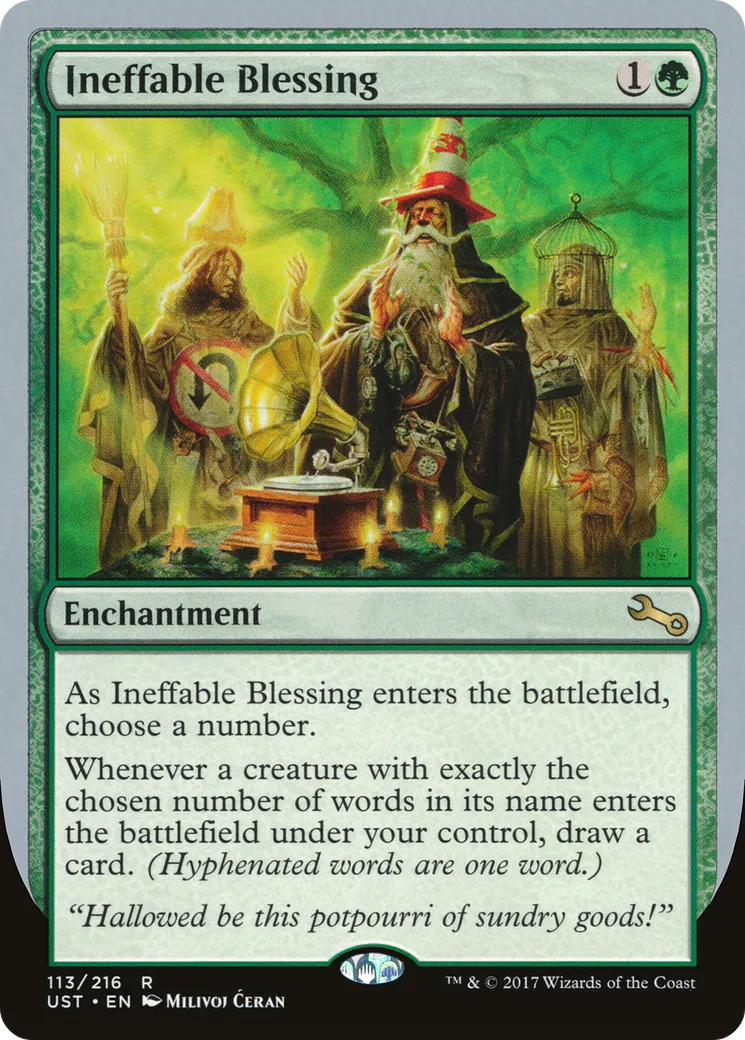 Ineffable Blessing — Unstable — Magic: The Gathering