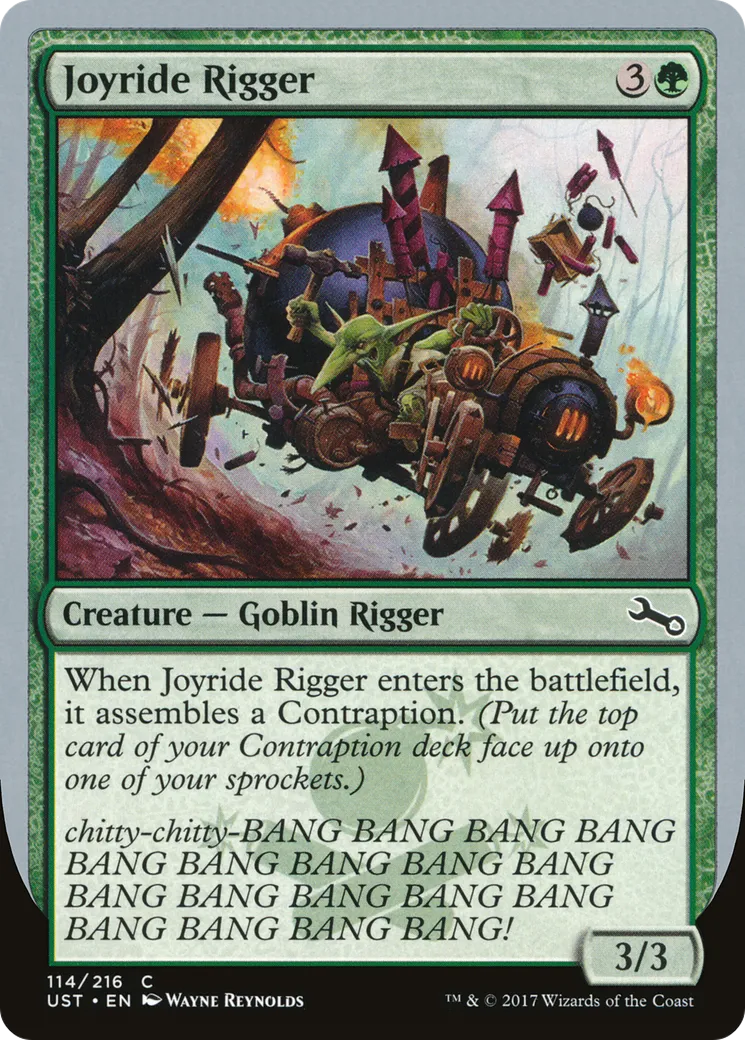 Joyride Rigger — Unstable — Magic: The Gathering